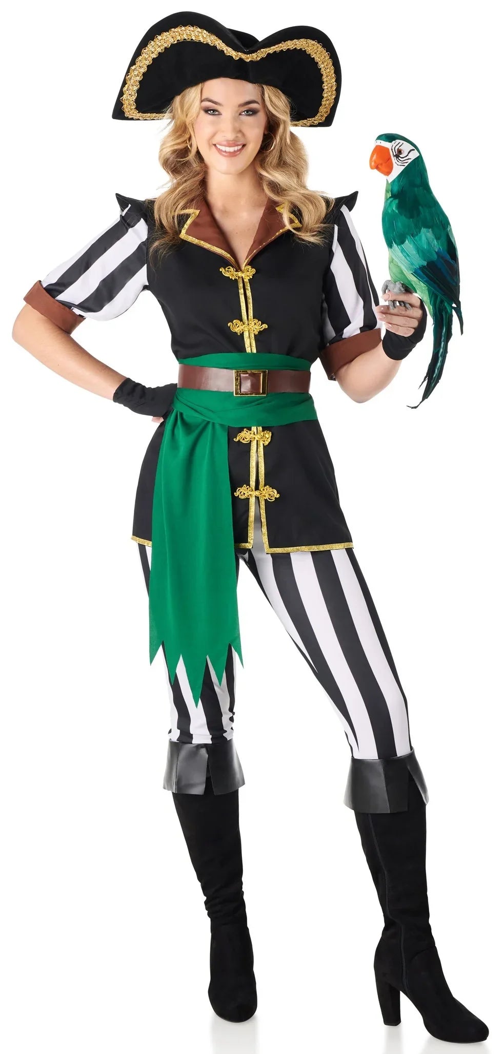 Disfraz de Pirata Elegante para Mujer Piratas Kimokawaii